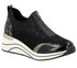 Pantofi sport, dama, REMONTE, D0T08-02 negru, piele ecologica